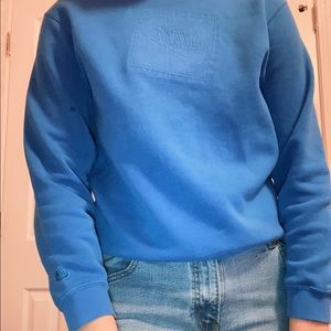 blue nike crewneck